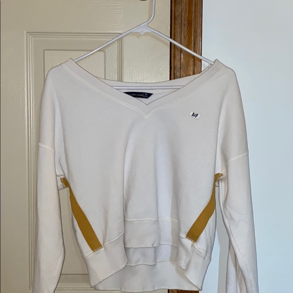 A & F cropped sweater